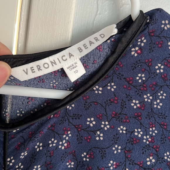 Veronica Beard floral long sleeve mini dress - Picture 2 of 4